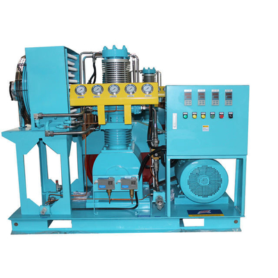Coal Gas Booster Compressor High Pressure , 7 Bar Lubricated Screw Compressor